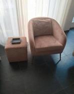 Riviera maison stoel inclusief poef, Huis en Inrichting, Fauteuils, Ophalen, Zo goed als nieuw