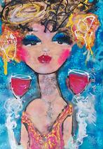 -DEUX VINS ROUGES- Marcel de With (1964)., Ophalen of Verzenden
