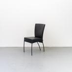 6x Montis Spica Stoel Zwart Leder - Zwart Frame, Niet ingevuld, Zwart, Niet ingevuld, Nieuw