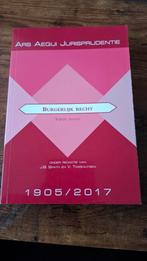 Jurisprudentie Burgerlijk recht 1905-2017, Verzenden, Zo goed als nieuw