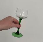 5x Elzas moezel wijnglas glas groen France Luminarc, Ophalen, Gebruikt, Overige typen