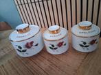 Vintage Bavaria Hand Arbeit Porseleinen Potten Set, Ophalen of Verzenden