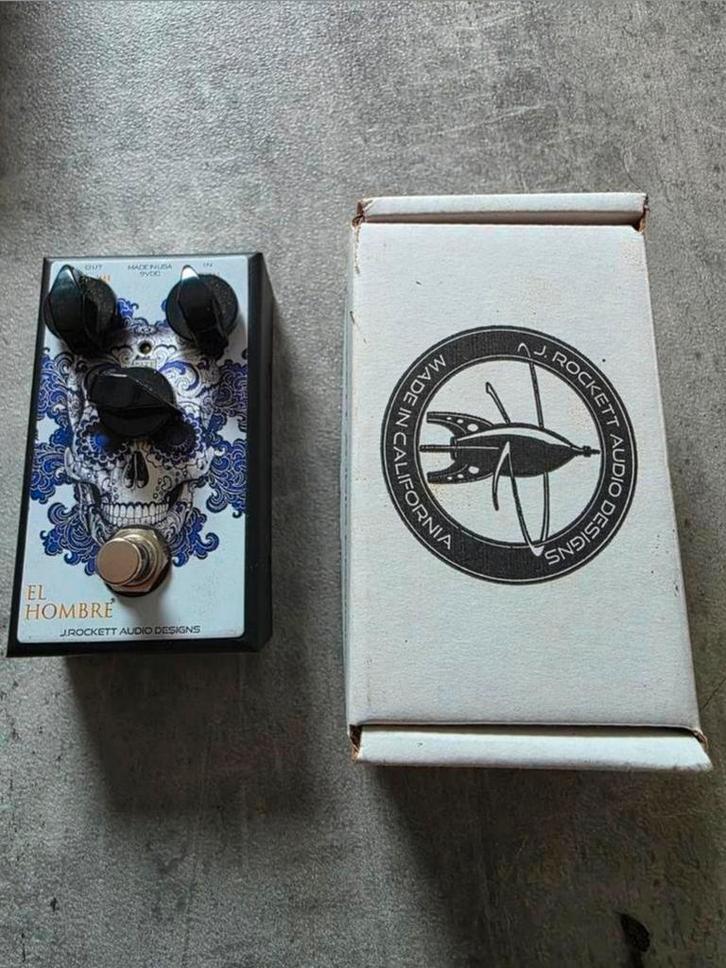 J. Rockett El Hombre Overdrive Pedaal, Muziek en Instrumenten, Effecten, Gebruikt, Distortion, Overdrive of Fuzz, Ophalen of Verzenden
