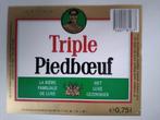 Bieretiket Belgie(10-3)8E piedboeuf, Verzenden, Gebruikt, Overige typen, Overige merken