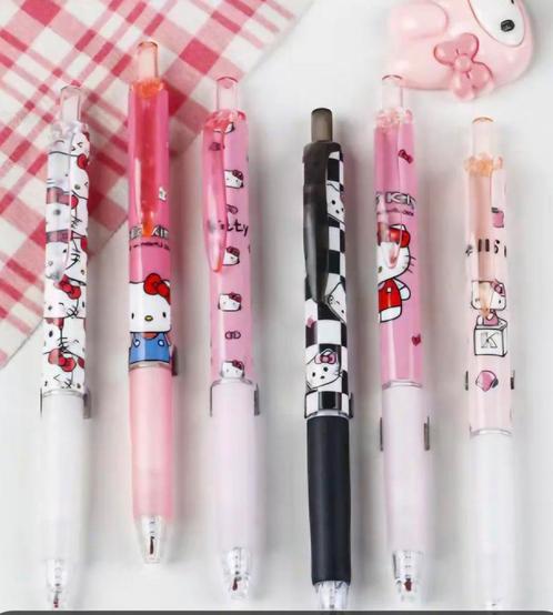 Hello kitty pennen nieuw 6 stuks, Verzamelen, Pennenverzamelingen, Nieuw, Balpen, Overige merken, Ophalen of Verzenden