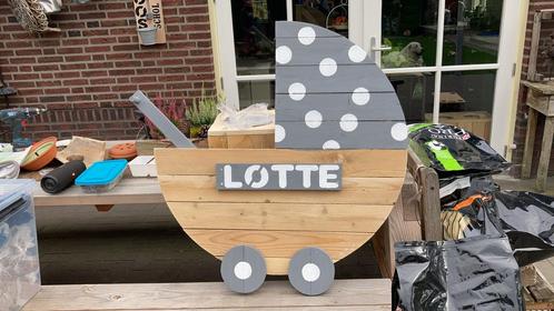 Geboortebord naar wens gemaakt. Gratis naambordje met naam, Kinderen en Baby's, Kraamcadeaus en Geboorteborden, Nieuw, Ophalen