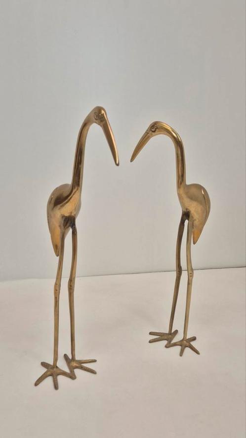 XXL Grote messing vogels, Antiek en Kunst, Antiek | Koper en Brons, Koper, Ophalen of Verzenden