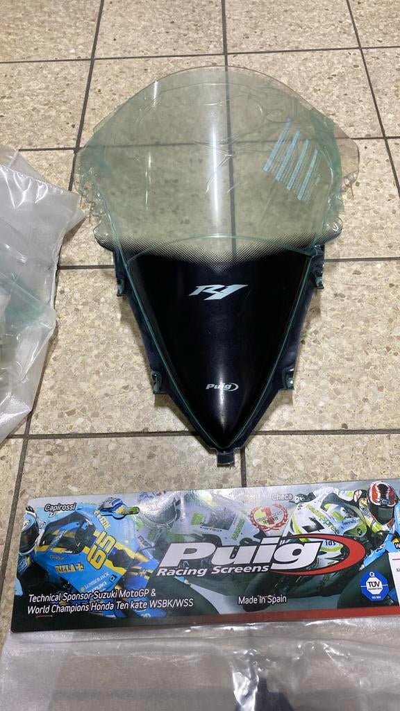 Puig racing screens Yamaha R1 2009-2014 Puig ruitje 2mm, Info@hartelman.nl, Nieuw, Ophalen of Verzenden, Spain