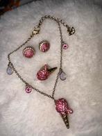 SWAROVSKI CANDY SET, Sieraden, Tassen en Uiterlijk, Ophalen of Verzenden, Zo goed als nieuw, Roze