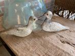 2 oude houten volkskunst lokvogels. Jacht. “Bikkel”, Antiek en Kunst, Ophalen of Verzenden