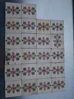 96x vintage kacheltegels met relïef bloemen, Ophalen, Keramiek, Minder dan 20 cm, Minder dan 20 cm