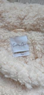 Jas teddy stof gevoerd, Kleding | Dames, Jassen | Winter, Ophalen of Verzenden, Zo goed als nieuw, Maat 38/40 (M), Zwart