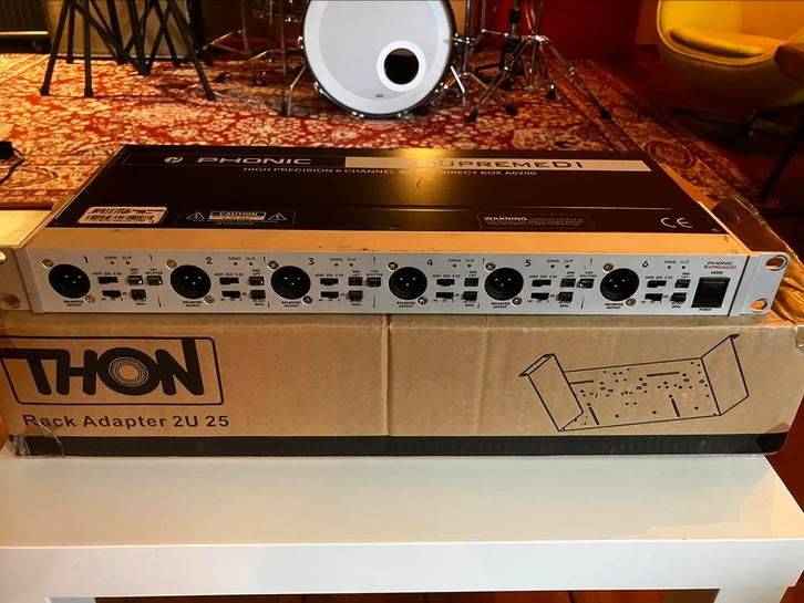 Phonic A6200 supreme di high precision 6 kanalen, Audio, Tv en Foto, Professionele Audio-, Tv- en Video-apparatuur, Gebruikt, Audio