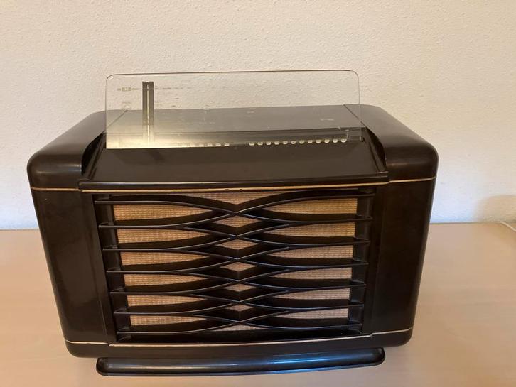 Antieke Philips Buizenradio, Antiek en Kunst, Antiek | Tv's en Audio, Ophalen of Verzenden