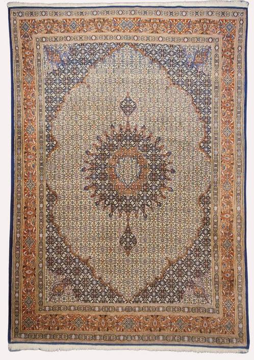 Groot Perzisch tapijt Moud 350x250 wollen vloerkleed iran, Huis en Inrichting, Stoffering | Tapijten en Kleden, Gebruikt, 200 cm of meer