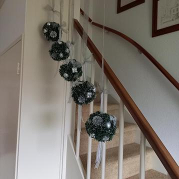 6 x kerstbal decoratie  beschikbaar voor biedingen