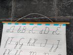 School- schrijfletterkaart-poster, Ophalen, Gebruikt, Accessoires