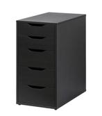Ikea Alex zwartbruin 5 lades ladekast kastje ladenkast laden, Ophalen, Gebruikt, 5 laden of meer, Minder dan 100 cm