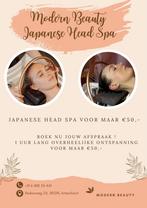 Japanese head spa & ontspanning massages, Sieraden, Tassen en Uiterlijk, Ophalen of Verzenden, Verzorging