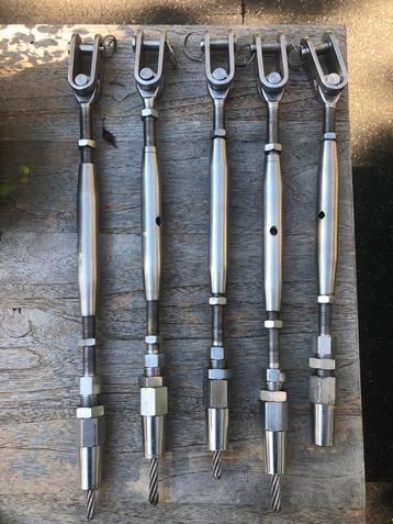 Staaldraadspanners - Set van 5 beschikbaar voor biedingen