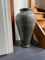 Grote vaas / 70 cm hoog, Huis en Inrichting, Woonaccessoires | Vazen, 50 tot 75 cm, Zwart, Aardewerk of Porselein, Ophalen of Verzenden