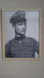 Rode Baron poster 30x45 cm WO1, Ophalen of Verzenden, Luchtmacht, Duitsland, Foto of Poster