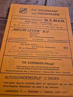 FC VOLENDAM  - GO AHEAD EAGLES, Ophalen of Verzenden, Zo goed als nieuw, Overige binnenlandse clubs, Poster, Plaatje of Sticker