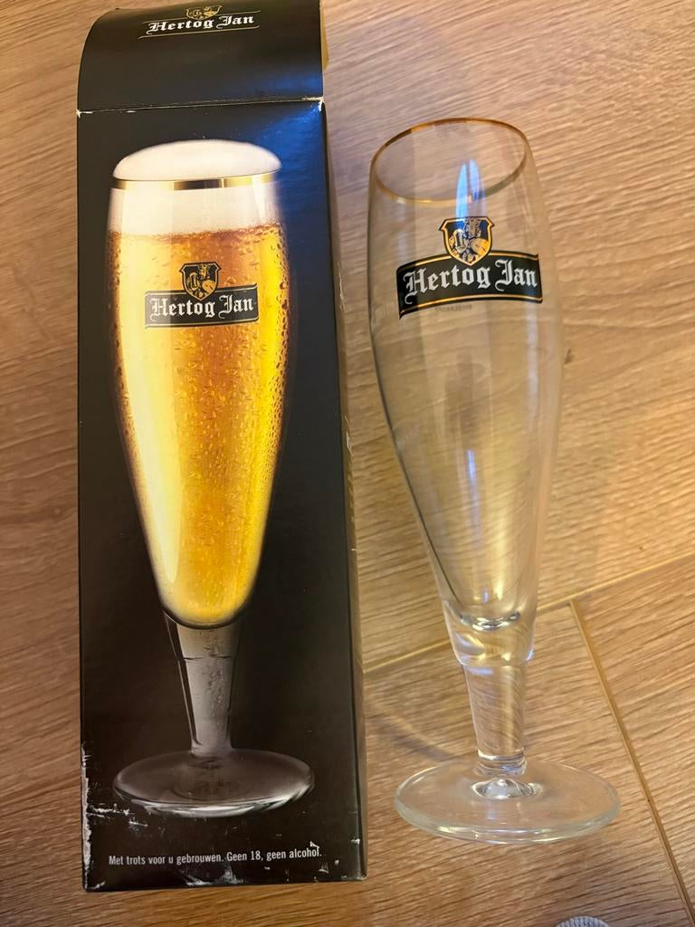 Hertog Jan Bierglas Nieuw in Verpakking, Ophalen of Verzenden, Nieuw