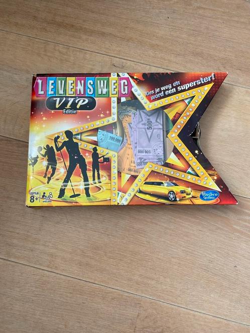 Levensweg VIP Editie Bordspel, Hobby en Vrije tijd, Gezelschapsspellen | Bordspellen, Gebruikt, Een of twee spelers, Ophalen of Verzenden