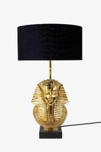  Lusterie DeKnudt Farao 70s tafellamp 24k goud Noir de Mazy, Huis en Inrichting, Ophalen, Overige materialen, Gebruikt, 50 tot 75 cm