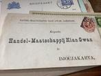 No830 Briefkaart Nederlands Indie 5-7-1895 10 cent Van Neder, Postzegels en Munten, Ophalen, Onbeschreven, Nederland