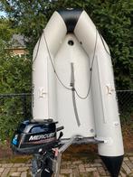 Talamex Aqualine QLA 300 mercury 5 pk 4 takt, Watersport en Boten, Rubberboten, Airdeck, Zo goed als nieuw, Benzine, Minder dan 70 pk