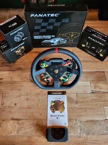 Fanatec Podium Porsche 911 GT3 Cup QR2 pro + mount beschikbaar voor biedingen