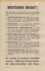 Leuk Geallieerd pamflet ZG15, "Eine Bombensache", Verzamelen, Militaria | Tweede Wereldoorlog, Ophalen of Verzenden, Landmacht