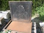 mooie grote oude gietijzeren haardplaat, Antiek en Kunst, Ophalen