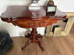 Antieke Kaarttafel / Bijzettafel Uitklapbaar, Antiek en Kunst, Ophalen