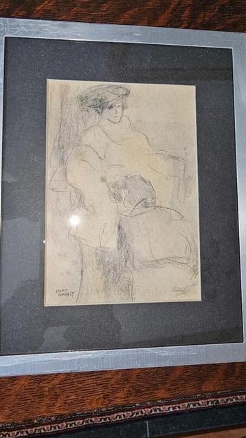 Isaac Israëls  Uniek werk  Tekening op papier  Gesigneerd  I beschikbaar voor biedingen