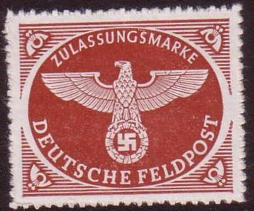 Duitse Feldpost Zegel uit 1942 (DR FP 2) beschikbaar voor biedingen