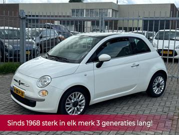 Fiat 500 0.9 TwinAir Turbo Lounge KMST NAP! Pano l Airco l M beschikbaar voor biedingen