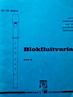 Blokfluitvaria Deel II - Jan van Beekum, Ophalen of Verzenden, Les of Cursus, Populair, Blokfluit