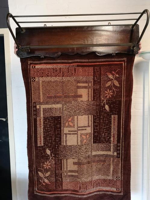 Amsterdamse School kapstok Jaap Gidding, Huis en Inrichting, Woonaccessoires | Kapstokken, Zo goed als nieuw, Wandkapstok, Minder dan 100 cm