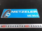 sticker METZELER ME99A   motor banden, Verzamelen, Ophalen, Zo goed als nieuw