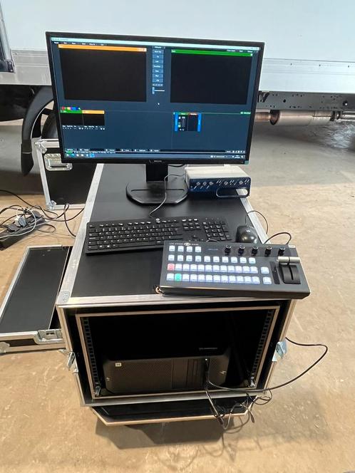 Zeer uitgebreide v-mix 4k setup met controller, case etc, Audio, Tv en Foto, Professionele Audio-, Tv- en Video-apparatuur, Zo goed als nieuw