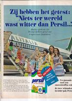 Retro reclame 1969 Persil wasmiddel Alitalia vliegtuig, Verzamelen, Retro, Ophalen of Verzenden, Huis en Inrichting