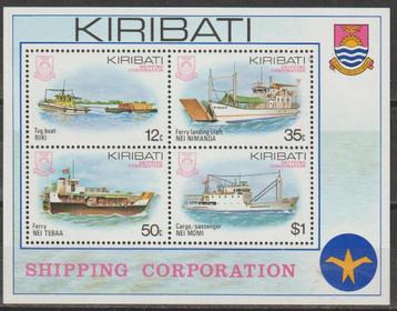 1562. Kiribati Blok 11 pfr. Schepen beschikbaar voor biedingen