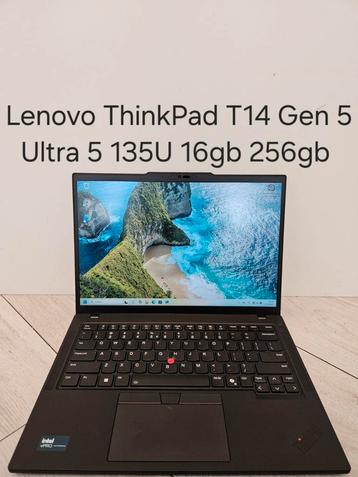 Nieuw: Lenovo ThinkPad t14 Gen 5 ultra 5 135U 16gb 256gb ssd beschikbaar voor biedingen