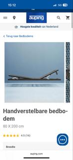 2 Auping handverstelbare bedbodems 80x200, Huis en Inrichting, Slaapkamer | Matrassen en Bedbodems, Ophalen, Gebruikt, 90 cm, Eenpersoons