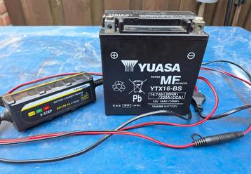 Motor accu 16a yusa- mf ytx16 ms met lader/ druppel lader. beschikbaar voor biedingen