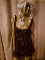 Hunkemöller Nachtkleding - Zwart/Rood - Maat L, Kleding | Dames, Ondergoed en Lingerie, Hunkemöller, Ophalen of Verzenden, Zwart