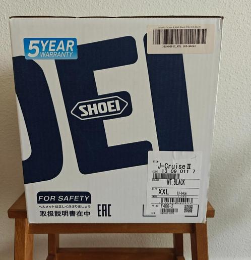 Shoei J-Cruise II XXL, Motoren, Kleding | Motorhelmen, Jethelm, XXL, Shoei, Nieuw zonder kaartje, Ophalen of Verzenden